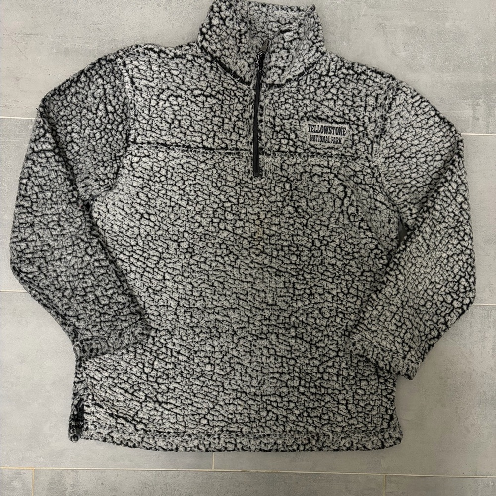 Boxercraft Black and White Zip Up Sweater